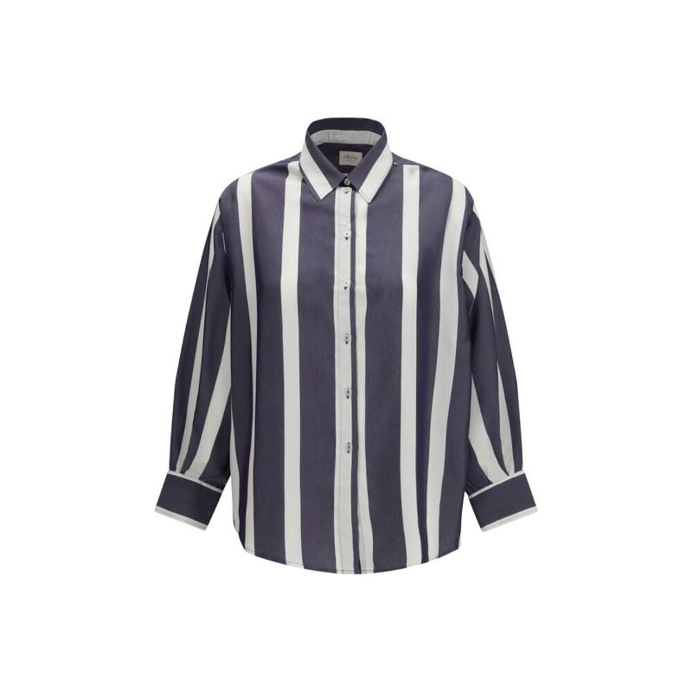 Cruna Women Oversized Striped Shirt
